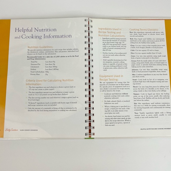 Betty Crocker 1999 Slow Cooker Recipe Book Hardback Spiral Cookbook - Picture 15 of 16